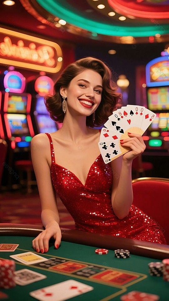 Live Three Card Poker dealer at cimol studio with multiple camera angles